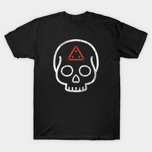 Predator Triangle Targeting - skull T-Shirt by HtCRU